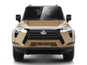 Lexus GX550 Hood Deflector - Husky Liners - Aeroskin - Chrome - `24-`26